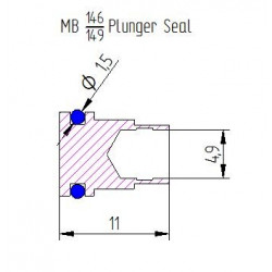 MB 144/146 Compatable Seal