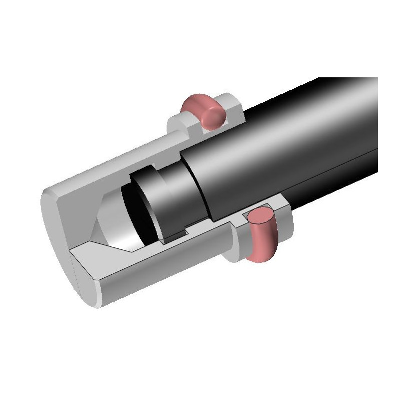 cross section showing rod inserted